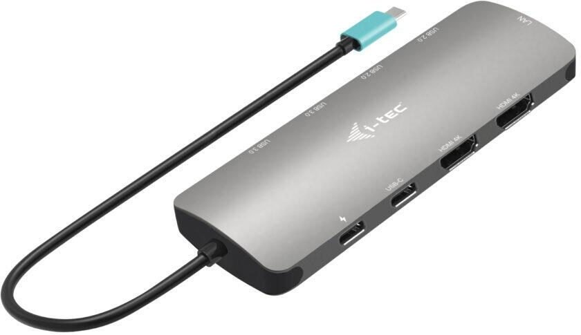 I-TEC USB-C Metal Nano Docking Station mit Power Delivery 100W