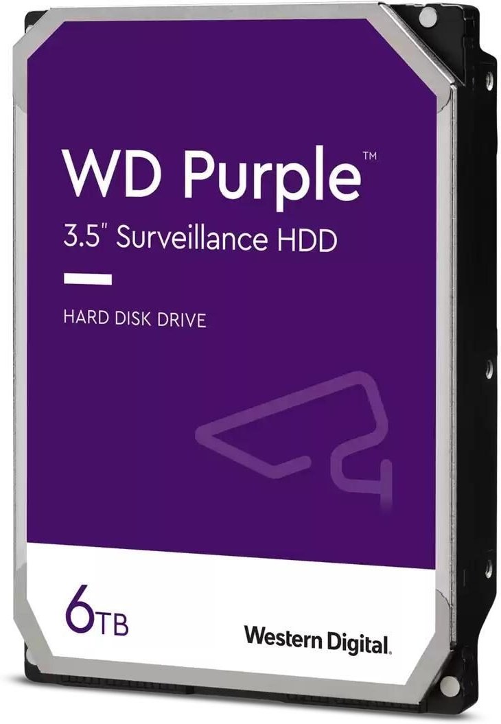 WD Purple Surveillance Hard Drive - 6 TB