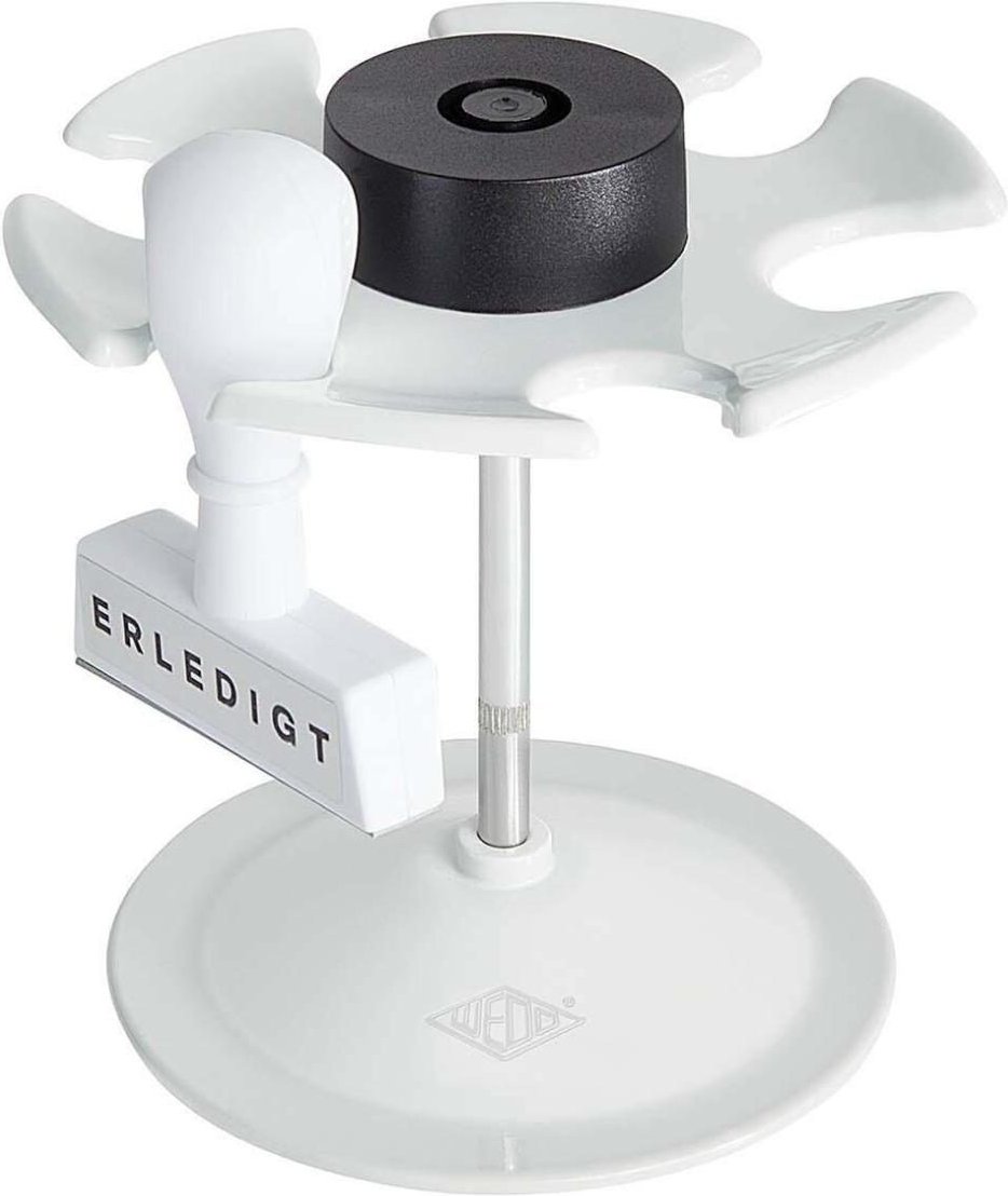 Thumbnail - WEDO Stempelträger für 6 Stempel lichtgrau/silber