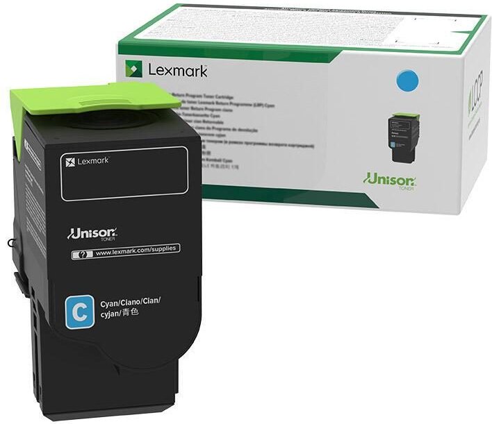 Lexmark Original Toner - cyan (78C20C0) für CS421dn, CS521dn, CS622de, CX421adn, CX522ade, CX622ade, CX625ade