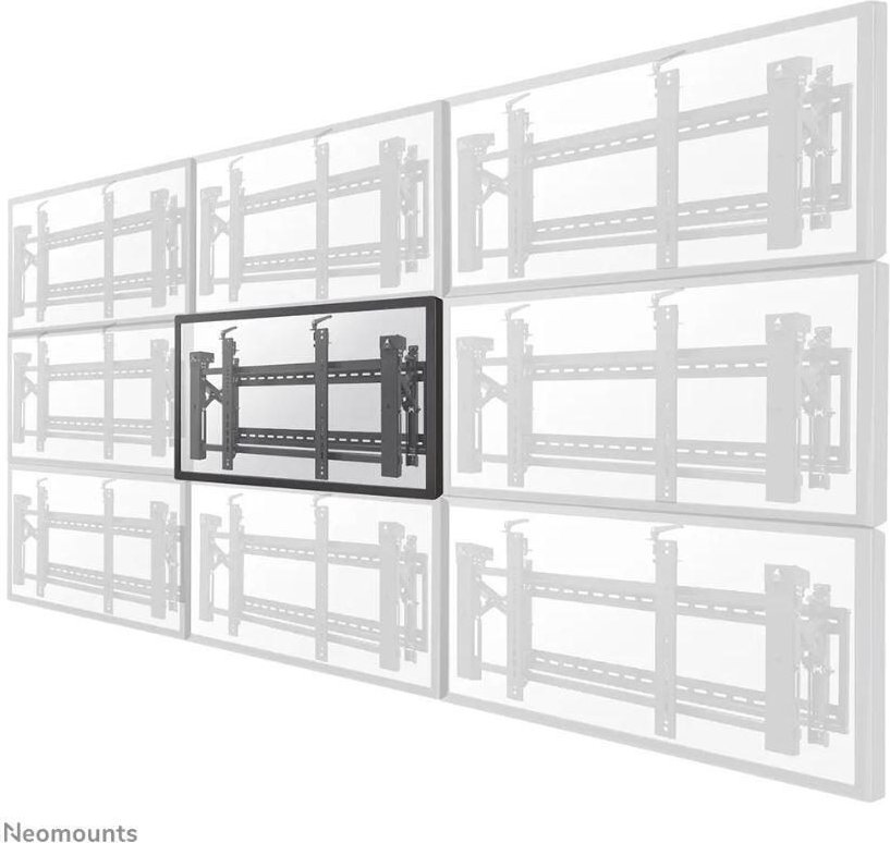 Neomounts LED-VW2000BLACK Videowall-Wandhalterung für Flachbildschirme bis 75" (191 cm)