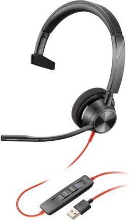 Poly Blackwire 3300 Series 3310 Stereo Headset On-Ear