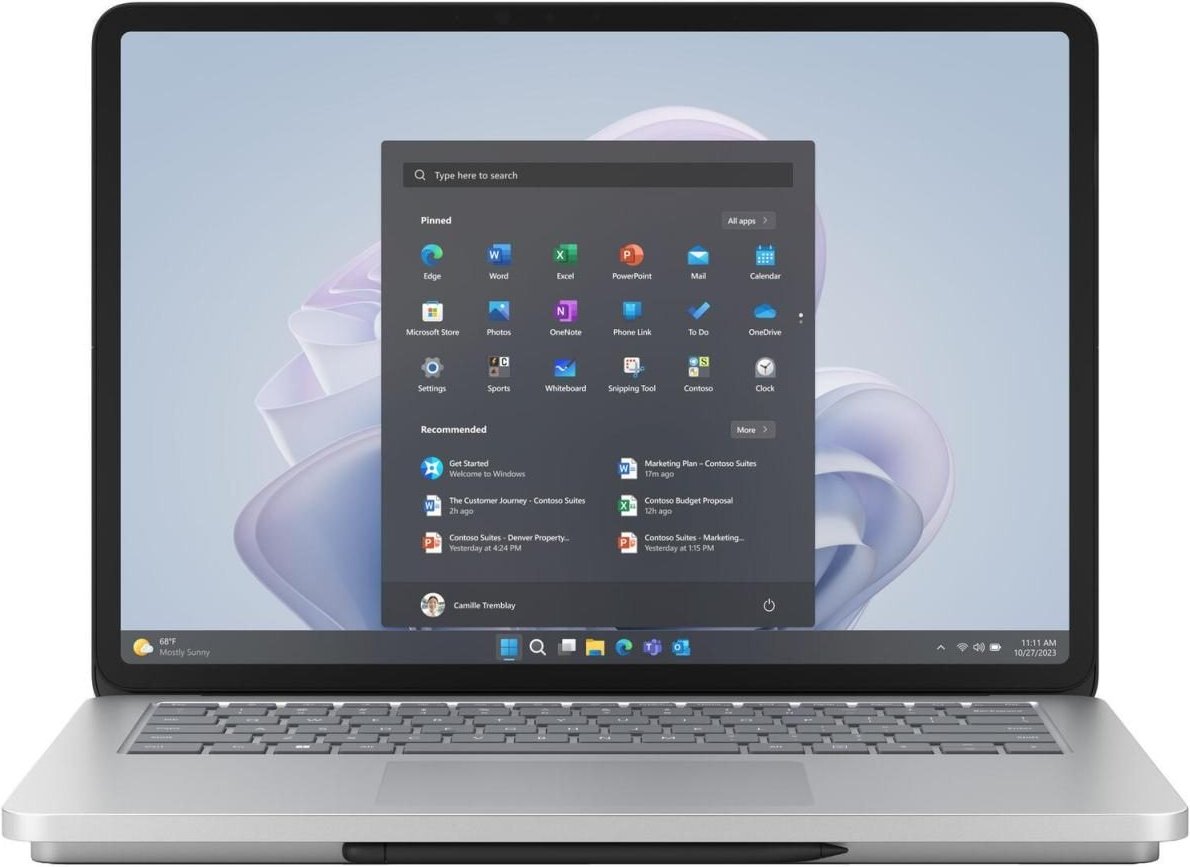 Microsoft Surface Laptop Studio 2 Intel Core i7-13800H 36,6 cm (14,4") 32GB RAM, 1TB SSD, 2400x1600, Win11 Pro, RTX