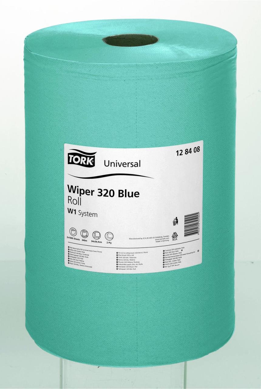 Thumbnail - TORK Putztuchrollen 2-lagig blau