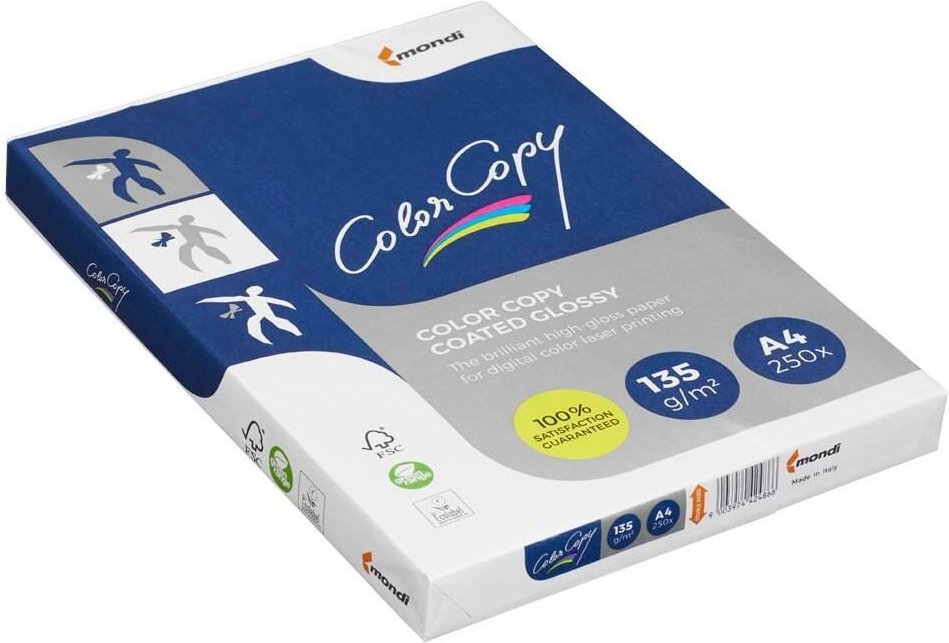 mondi Laserpapier Color Copy Coated glossy DIN A4 135 g/qm - 250 Blatt