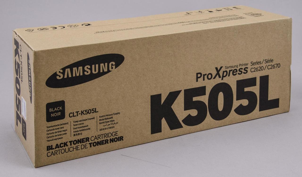 HP Original CLT-K505L Toner schwarz 6.000 Seiten (CLT-K505L/ELS) für ProXpress C2620DW, C2670FW, C2680FX