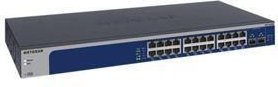 Netgear XS724EM 24-Port Gigabit Smart Managed Plus Switch mit 24 Ports für 10-Gigabit/Multi-Gigabit und 2 Ports SFP+