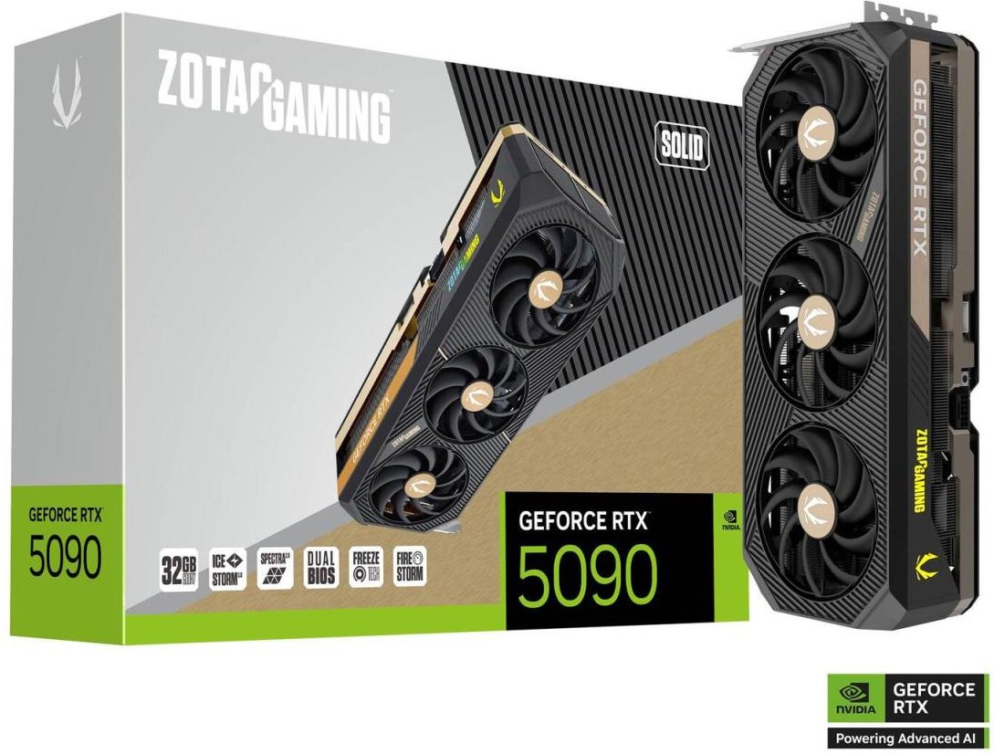 0 ZOTAC GAMING GeForce RTX 5090 SOLID 32GB
