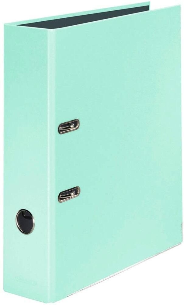 FALKEN Pastell Color Ordner Karton 8,0 cm DIN A4 - minz grün