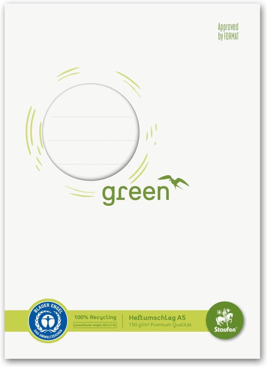 Staufen® Heftumschlag 15,2 x 21,2 cm DIN A5