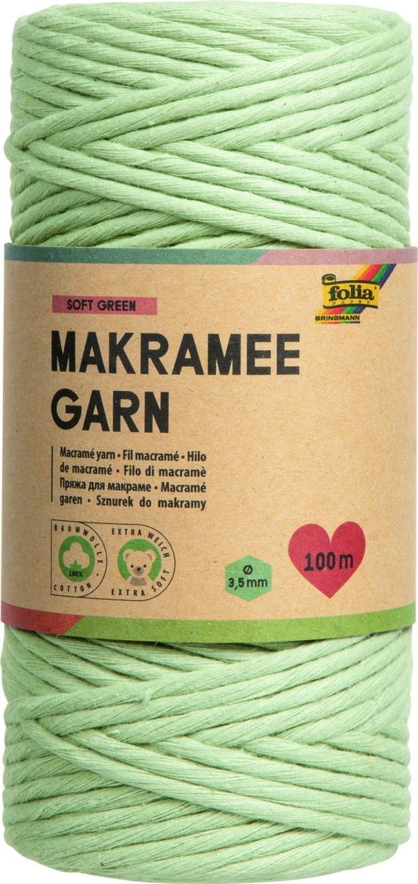 folia Makramee Garn grün
