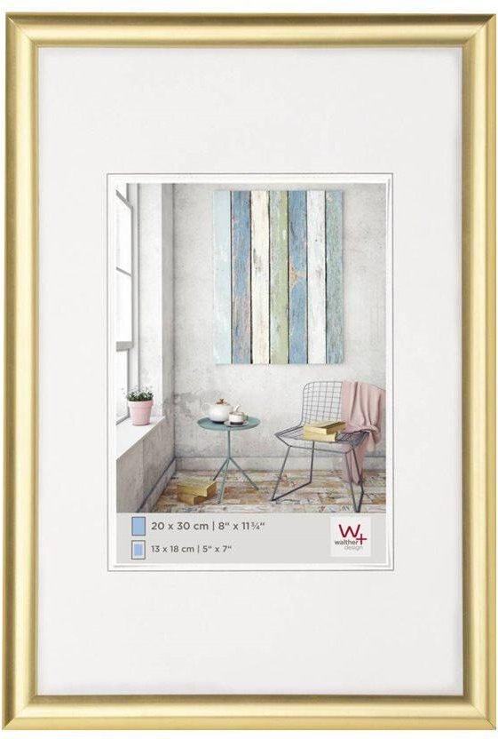 walther design Bilderrahmen Trendstyle 42,8 x 52,8 cm gold