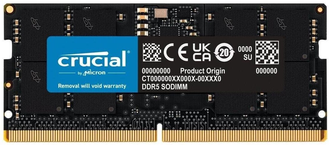 Crucial 16GB DDR5-4800 SODIMM - 16 GB - DDR5