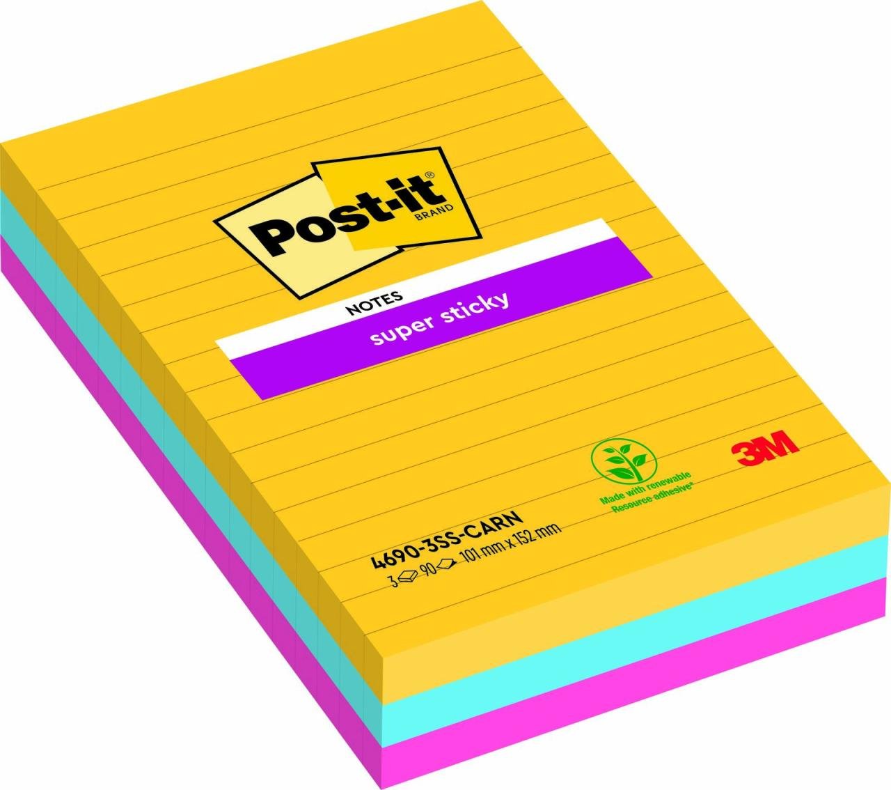 Post-it® Haftnotizen 10,2 x 15,2 cm
