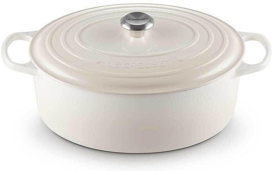 Le Creuset Signature Bräter oval 29 cm, meringue