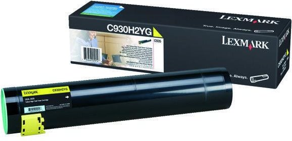 Lexmark Original Toner Standard Variante - C935 gelb 24000 Seiten (C930H2YG)