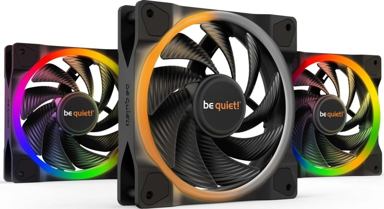 be quiet Lüfter Light Wings Triple Pack 120mm PWM High-Speed schwarz