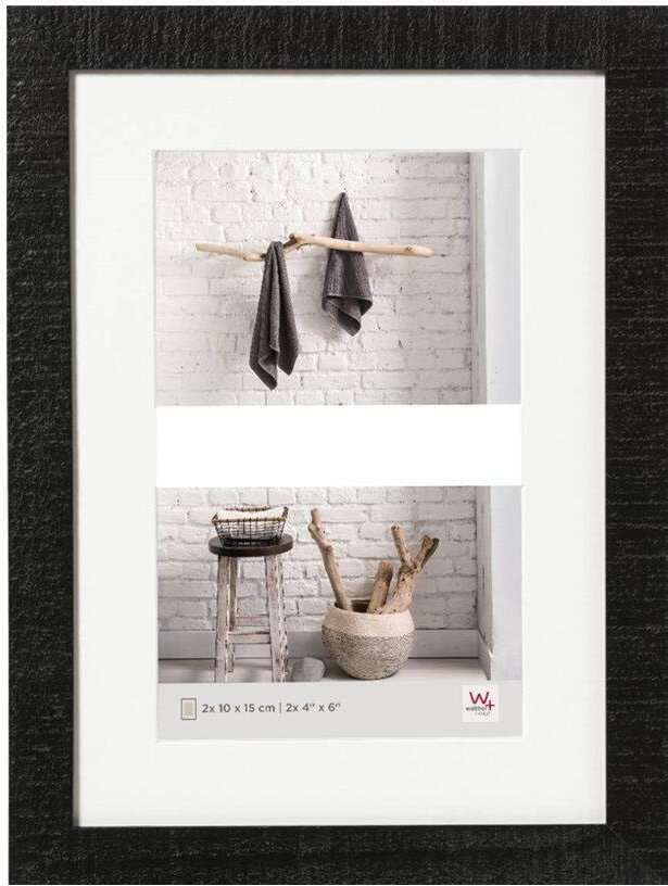 walther design Bilderrahmen Home 29,9 x 40,1 cm schwarz