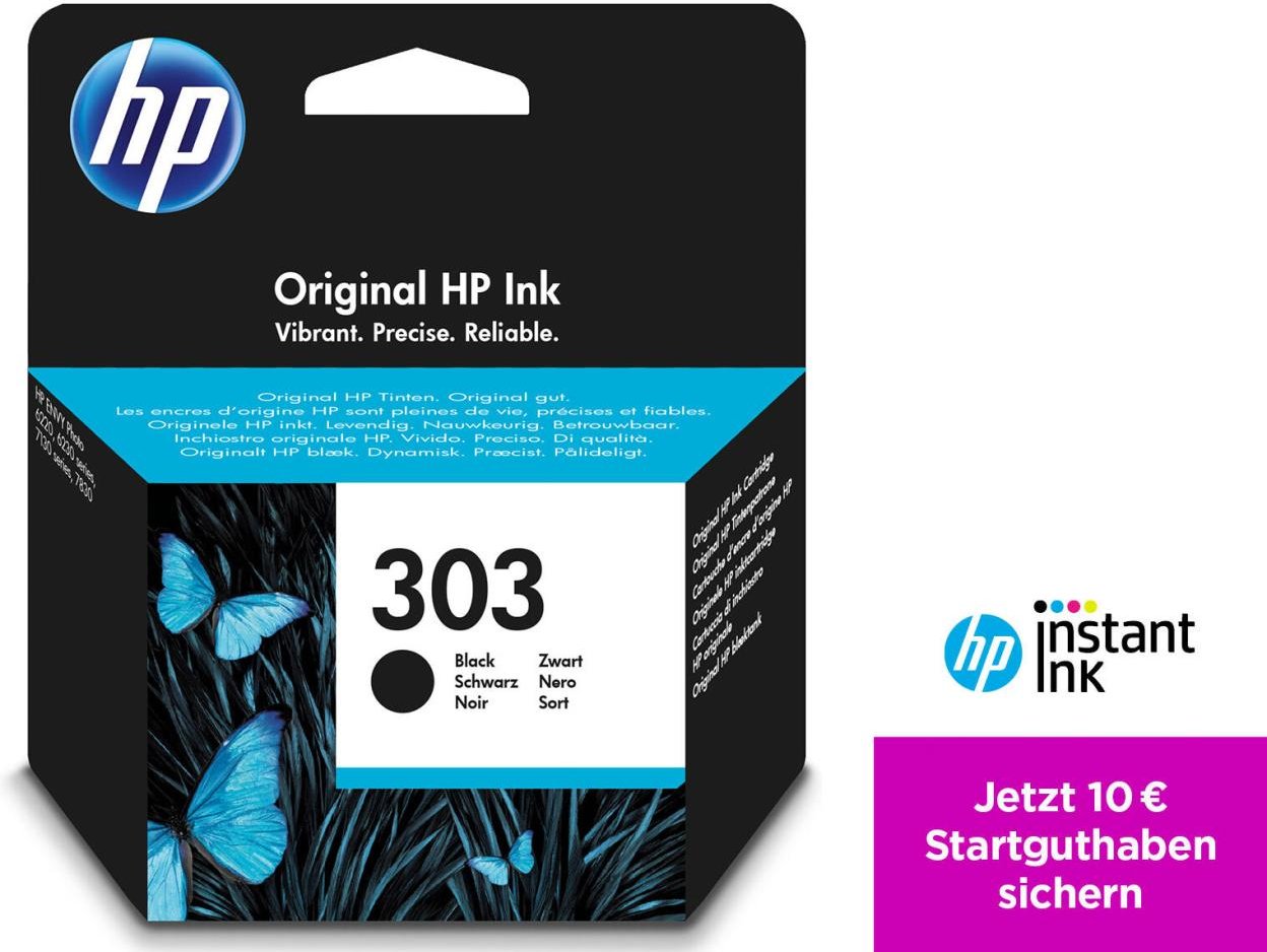 HP Original 303 Druckerpatrone schwarz 200 Seiten 4ml (T6N02AE)