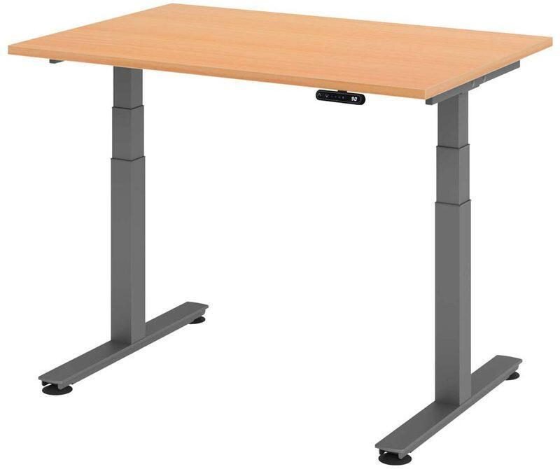 Thumbnail - HAMMERBACHER Schreibtisch VXDSM12/6/G buche