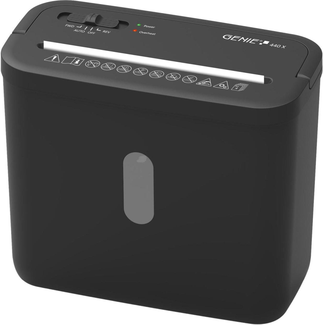 Thumbnail - GENIE 440 X Aktenvernichter mit Partikelschnitt bis 4 Blatt schwarz