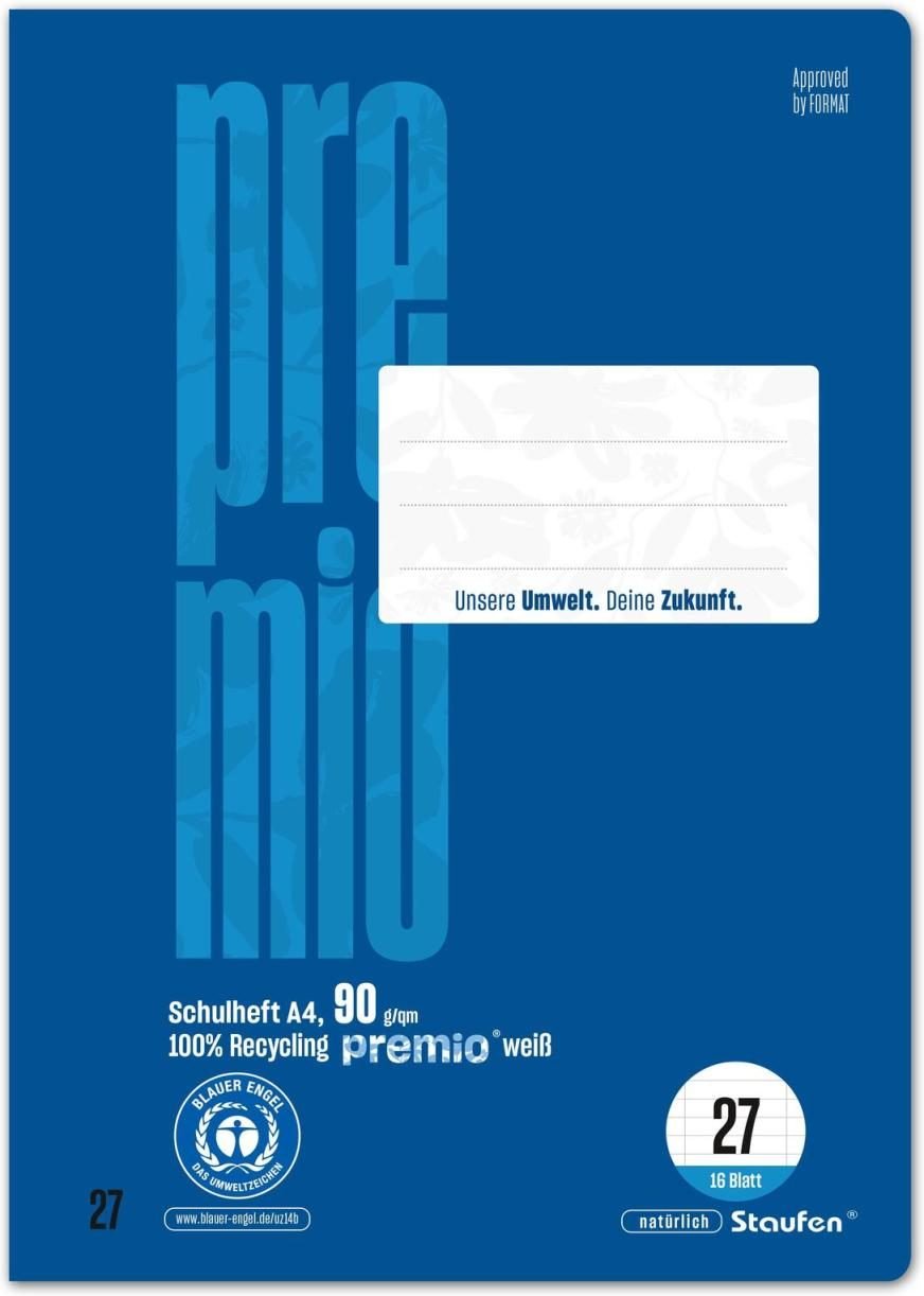 Thumbnail - Staufen® Schulheft liniert DIN A4 16 Blätter