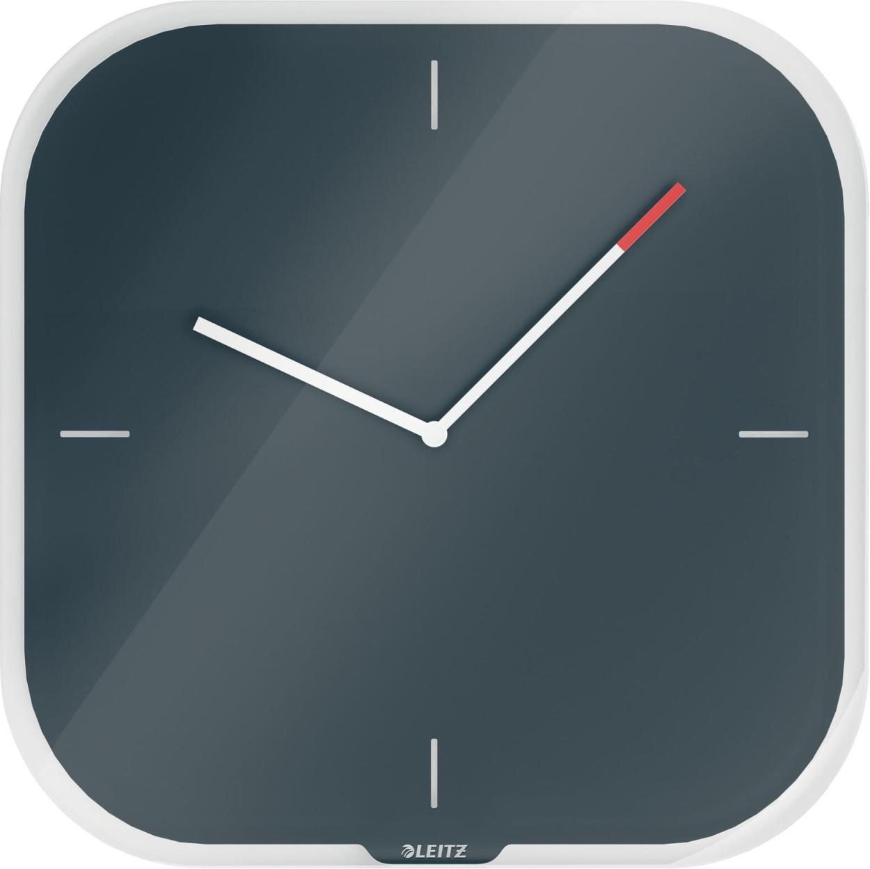 LEITZ Wanduhr Cosy grau