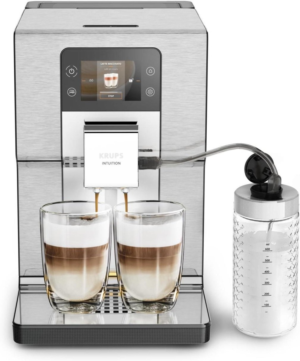 Thumbnail - Krups Intuition Experience+ EA877D Kaffeevollautomat - silber
