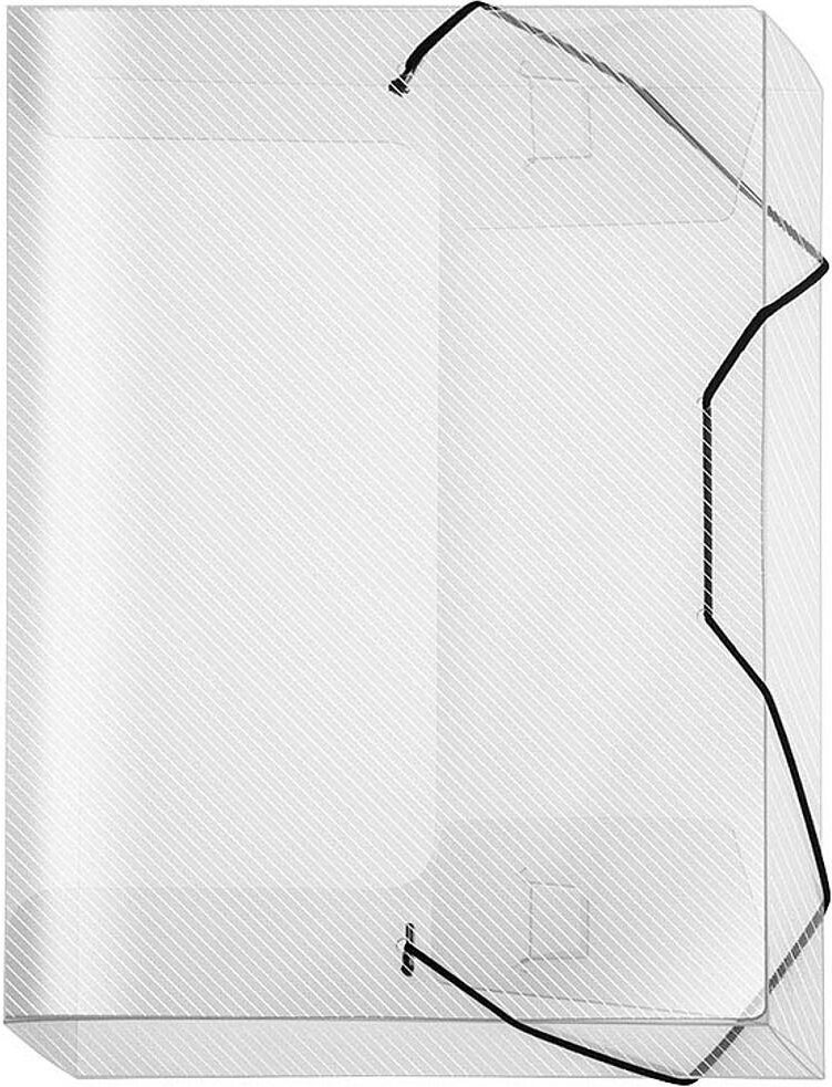 VELOFLEX Heftbox Crystal 3,0 cm - transparent