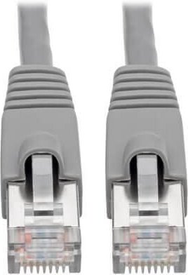 Eaton Tripp Lite Series Cat6a 10G Snagless Shielded STP Ethernet Kabel (RJ45 Stecker/Stecker), PoE, Gray, 1 ft. (0.31 m)