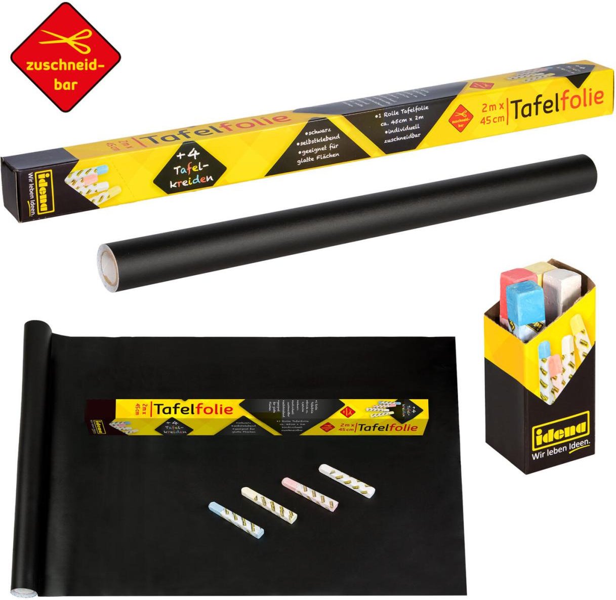 Idena Tafelfolie selbstklebend 45,0 x 200,0 cm