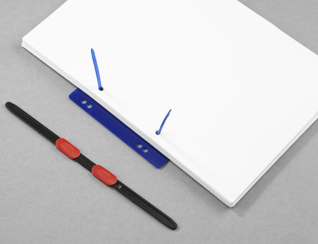 HASenPfeil ® 1 Heftstreifen für DIN A4 blau