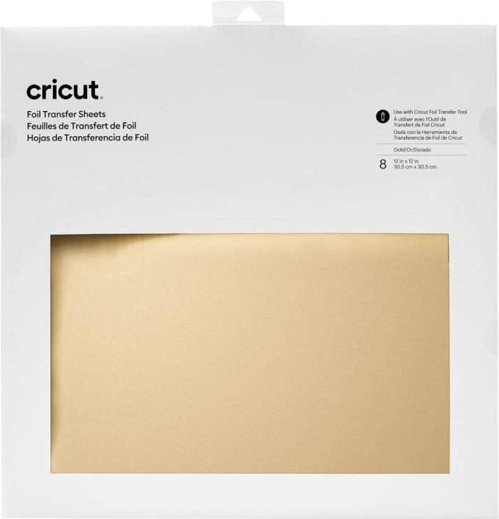 Cricut Transferfolien für Schneideplotter 30.5 cm x 30.5 cm gold