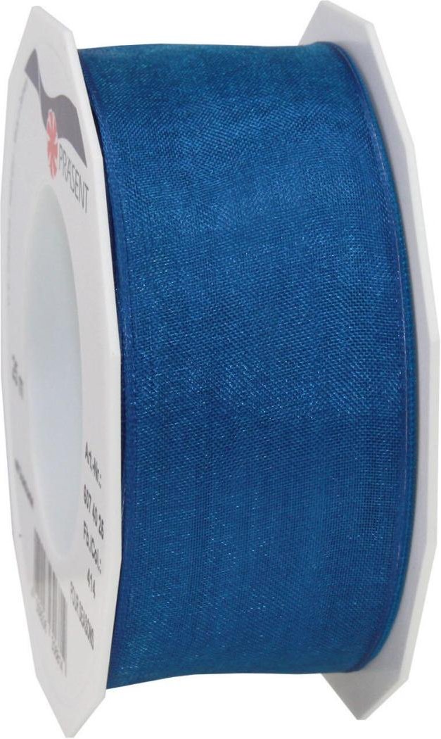 PRÄSENT Geschenkbänder 40 mm x 25 m royalblau