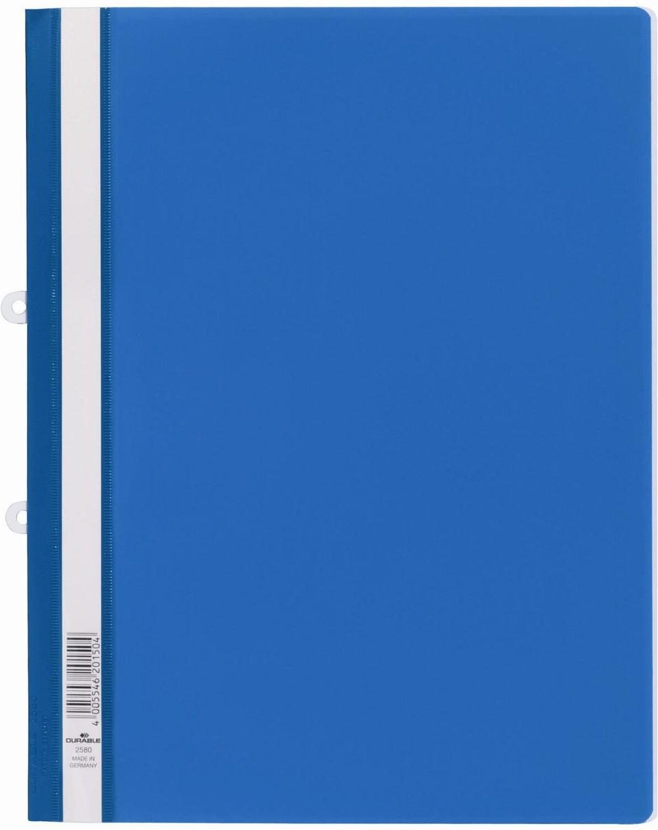 DURABLE Schnellhefter DIN A4 überbreit PVC blau