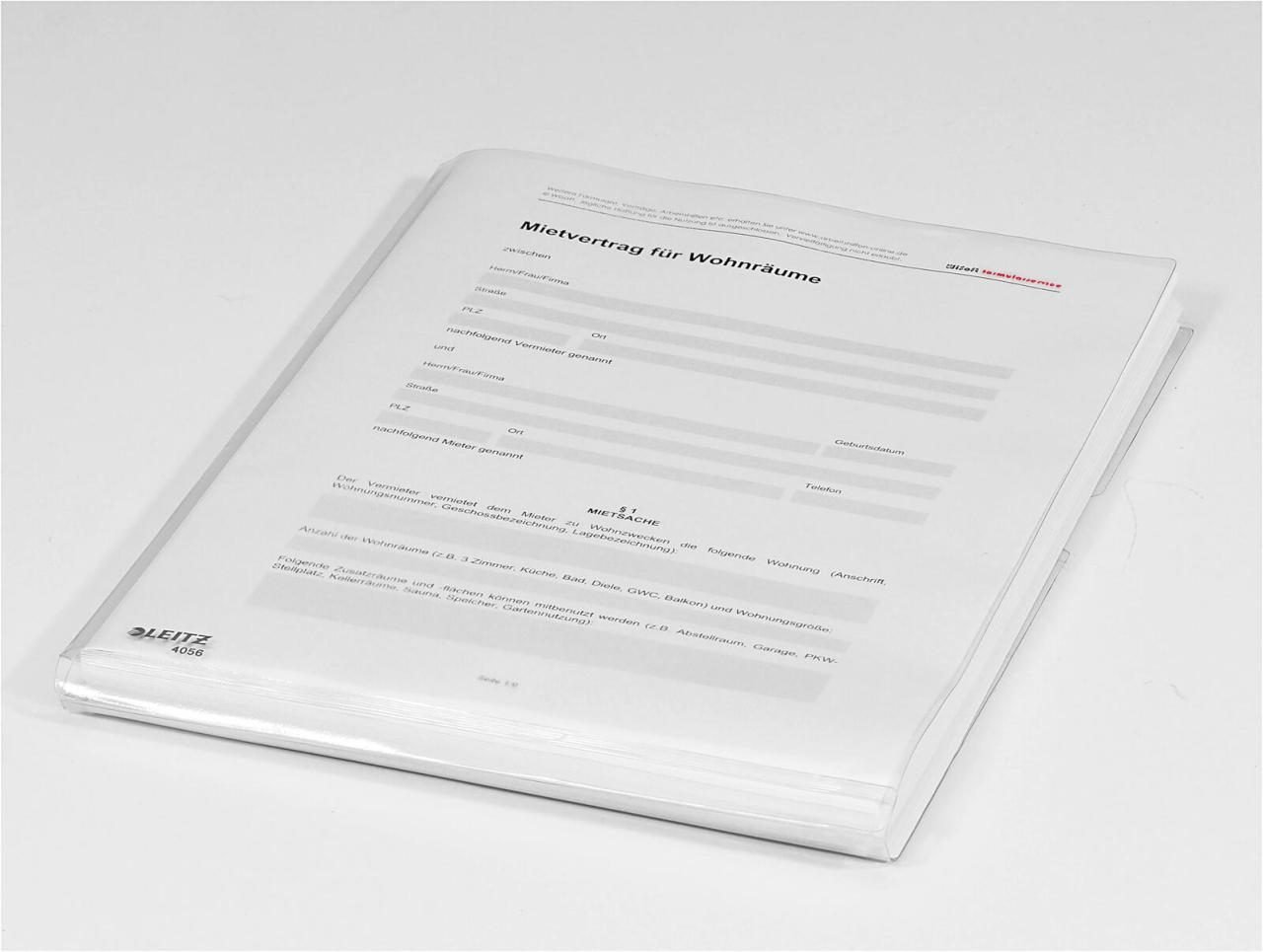 LEITZ Sichthüllen DIN A4 genarbt 0.17 mm