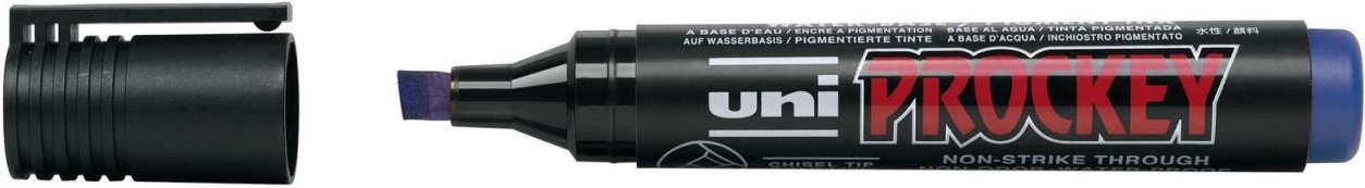 uni-ball Prockey Flipchart-Marker 4.0 - 12.0 mm Blau
