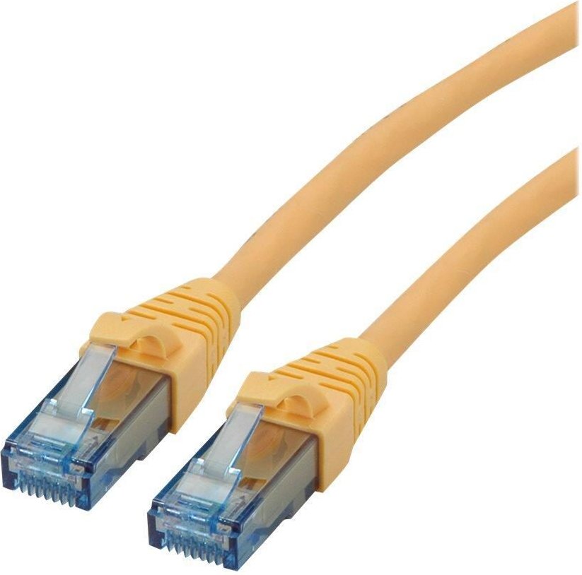 Roline Patch-Kabel RJ-45 (M) zu RJ-45 (M) 1 m UTP CAT 6a gelb (21.15.2721)
