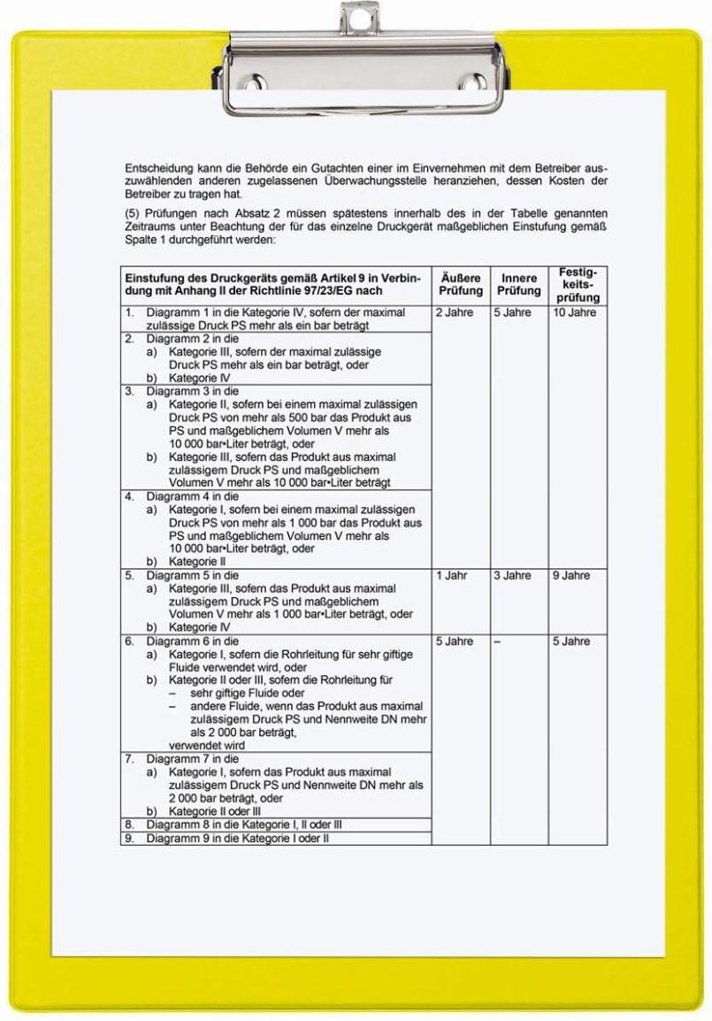 Thumbnail - MAUL Klemmbrett DIN A4 gelb