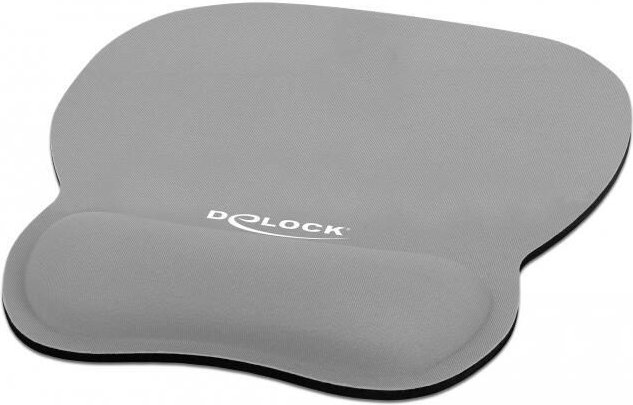DeLOCK Ergonomisches Mauspad mit Handballenauflage 245 x 206 mm - grau