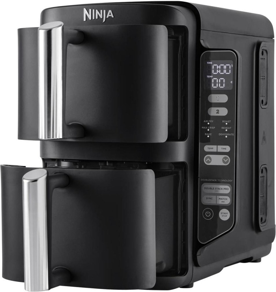 Ninja Double Stack 2-Ebenen Heißluftfritteuse 7,6 L - SL300EU