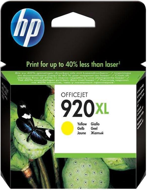 HP Original 920XL Druckerpatrone gelb 700 Seiten 8ml (CD974AE)