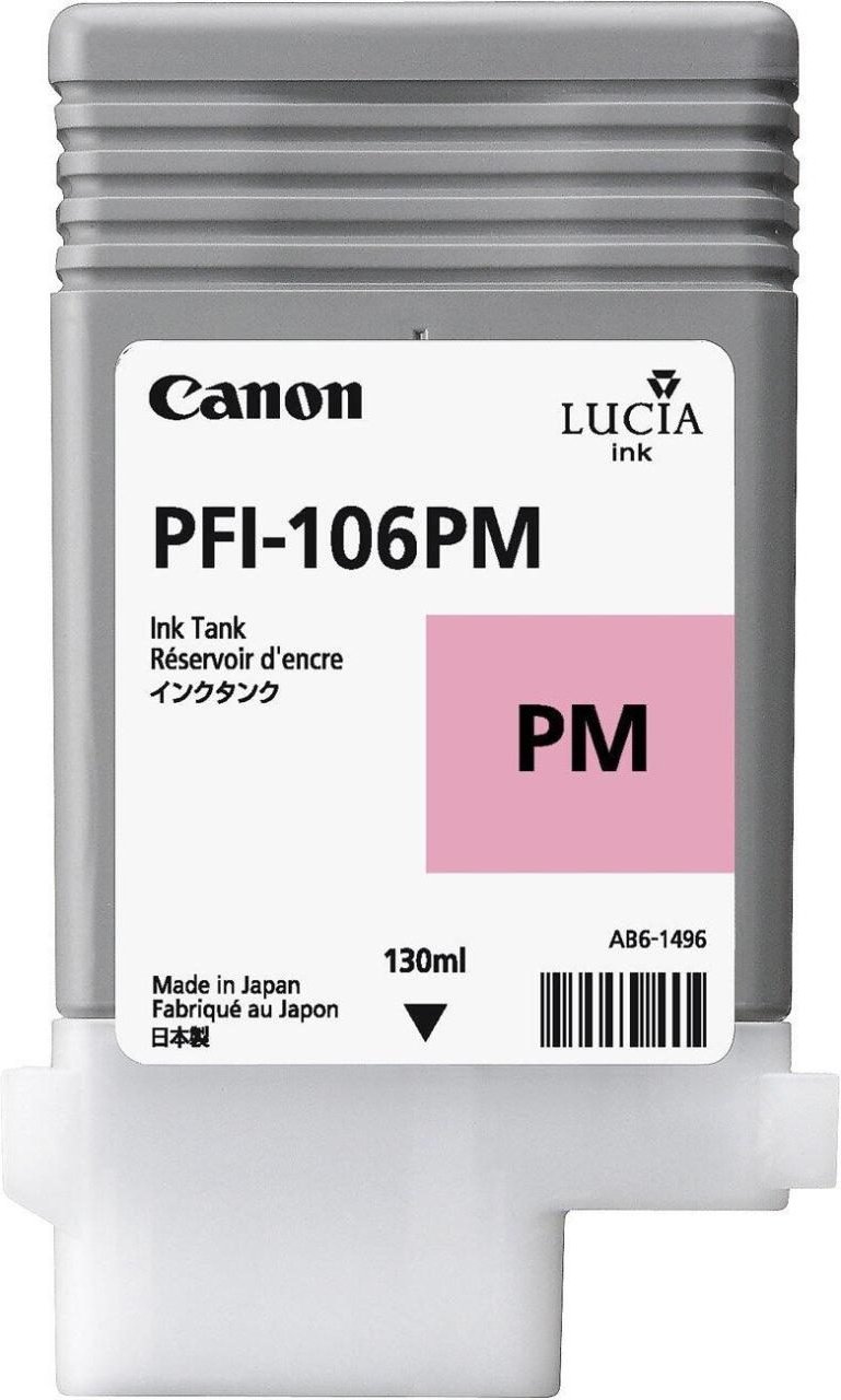 Canon Original PFI-106PM Druckerpatrone - magenta hell 130ml