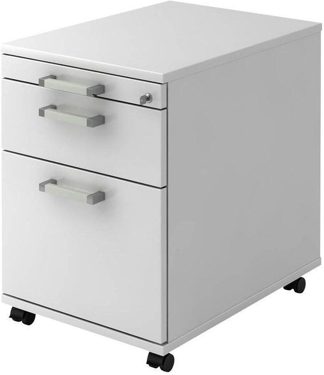 HAMMERBACHER Rollcontainer VAC20/W/W/CE weiß