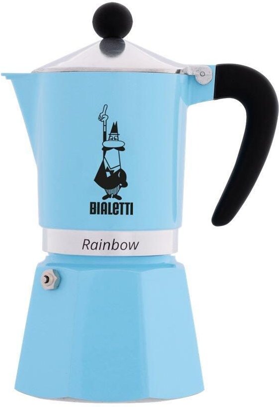 0 Bialetti Rainbow - Espressokocher - hellblau - für 1 Tasse