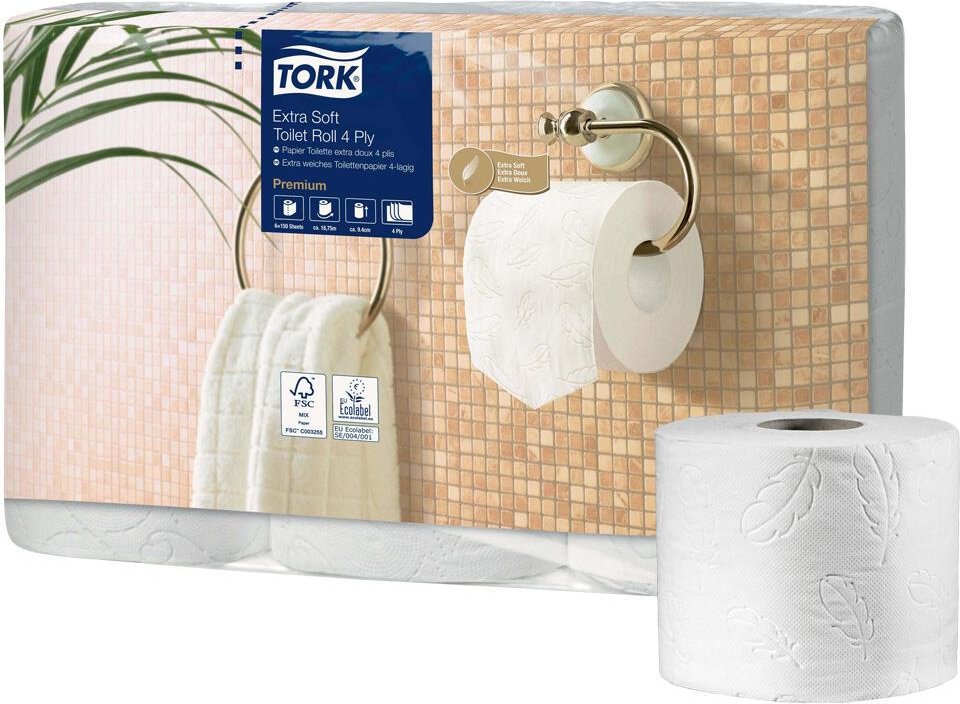 Thumbnail - TORK Toilettenpapier T4 Premium Extra Soft 4-lagig