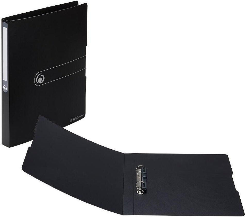 herlitz Ringbuch 2-Ringe DIN A4 2.7 cm schwarz