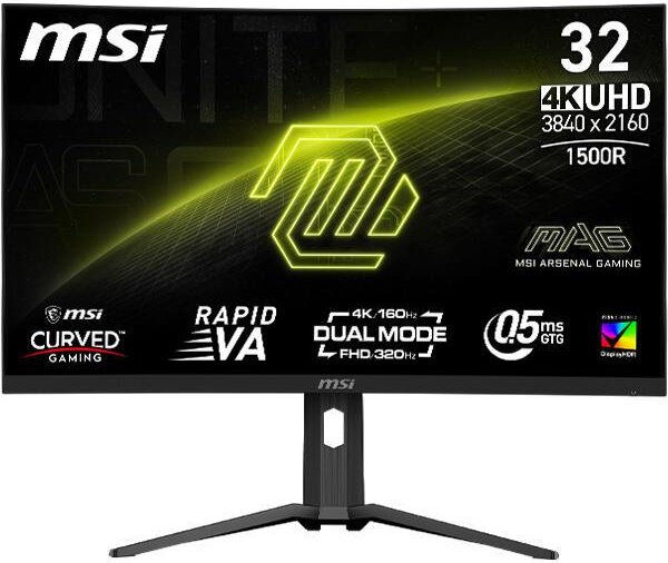 MSI MAG 321CUPDFDE 4K Ultra HD Curved Gaming Display 80 cm (31.5")