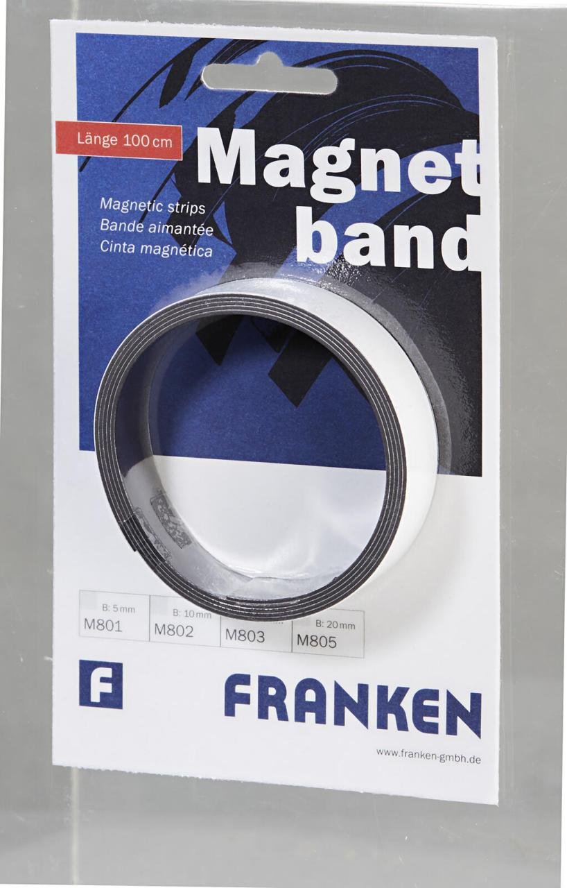 Thumbnail - FRANKEN Magnetband 2,0 x 100,0 cm weiß