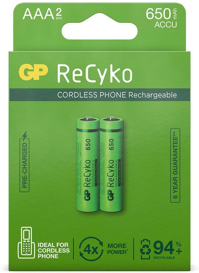 GP Akkus ReCyko+ Micro AAA 1.2 V